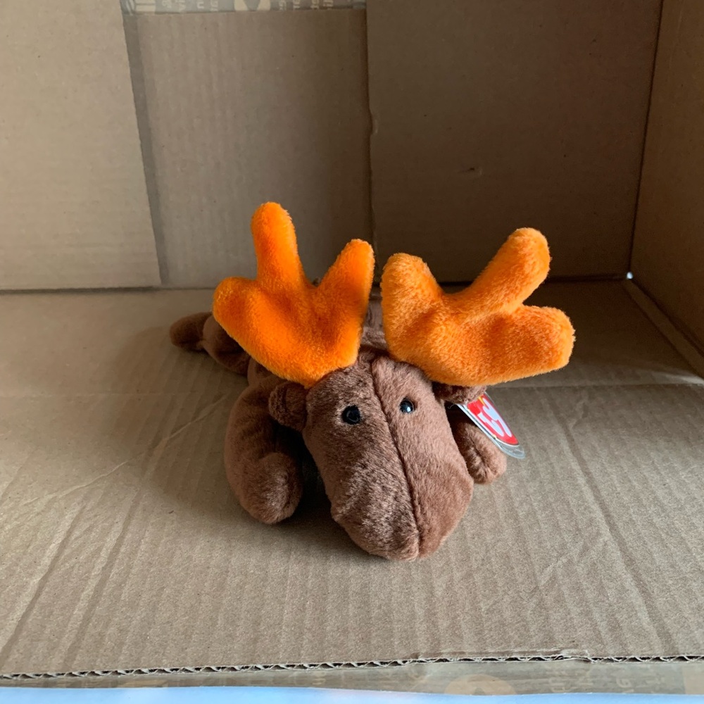 TY Beanie Baby 8” NWT - Chocolate the Moose